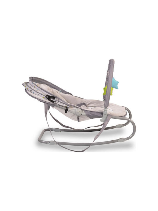 Cangaroo Χειροκίνητο Relax Μωρού Lulu Grey για Παιδί έως 9kg