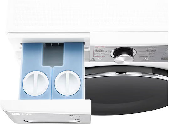 LG Πλυντήριο Ρούχων 13kg με Τεχνολογία Ατμού 1400 Στροφών AI DD F4WR913P3WA