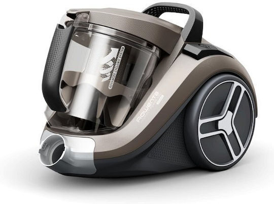 Rowenta Compact Power XXL Ηλεκτρική Σκούπα 900W με Κάδο 2.5lt Μαύρη