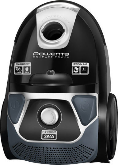 Rowenta Vacuum Cleaner 750W Bagged 3lt Black