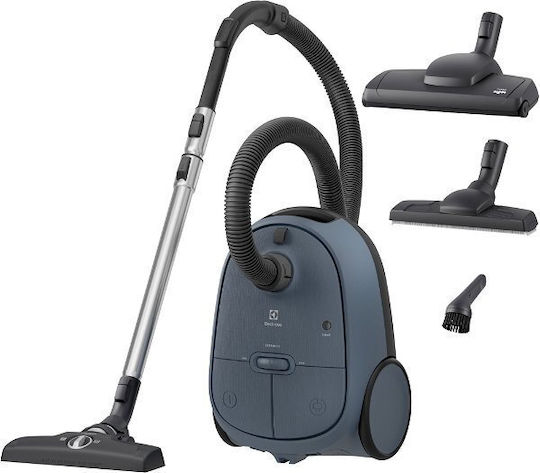 Electrolux EB61C4DB Ηλεκτρική Σκούπα 850W με Σακούλα 3.5lt Μπλε
