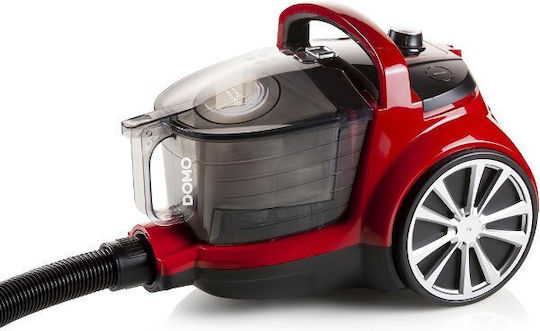Domo DO7292S Прахосмукачка 700W С контейнер 2лт Червен