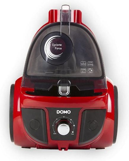 Domo DO7292S Прахосмукачка 700W С контейнер 2лт Червен
