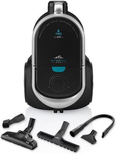 ETA Stormy Car Ηλεκτρική Σκούπα 800W με Κάδο 2.2lt Μαύρη