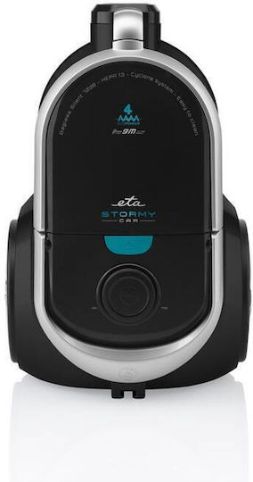 ETA Stormy Car Ηλεκτρική Σκούπα 800W με Κάδο 2.2lt Μαύρη