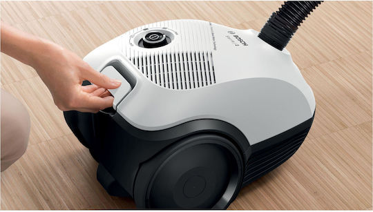Bosch BGLS2WH1H Ηλεκτρική Σκούπα 600W με Σακούλα 3.5lt Λευκή