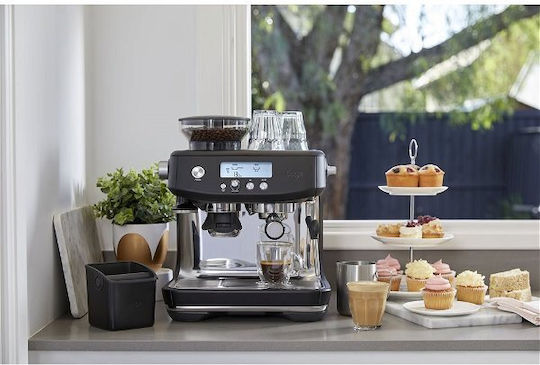 Sage The Barista Pro Automatic Espresso Coffee Machine 1650W Pressure 15bar with Grinder Black Truffle SES878BTR4GEU1 SES878BTR4EEU1