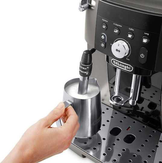 De'Longhi Magnifica Evo Automatische Espressomaschine 1450W Druck 15bar mit Mahlwerk Grau ECAM250.33.TB