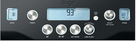 Sage The Oracle Automatic Espresso Machine 2400W Pressure 15bar with Grinder Black