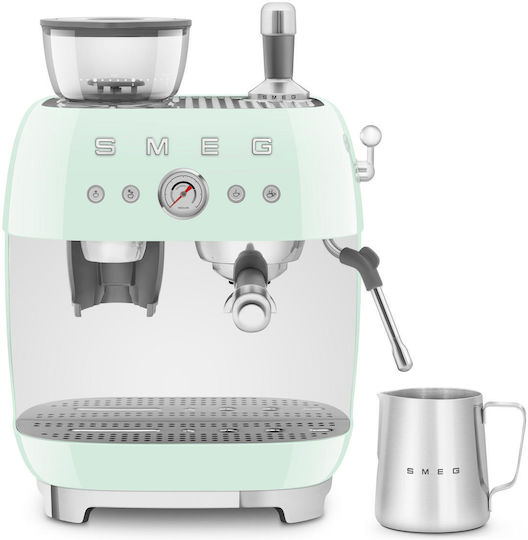 Smeg Automatic Espresso Machine 1650W Pressure 20bar with Grinder Green EGF03PGEU