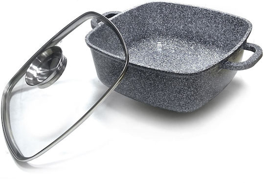 Klausberg Aluminum Pots Set Grey with Stone Interior Coating 3 Pieces