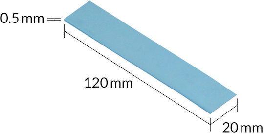 Arctic Tp-3 120x20mm 0.5mm Pack 4