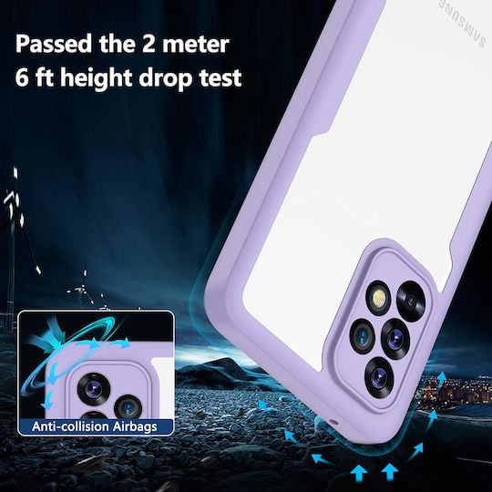 Techsuit ColorVerse 360 Full Cover Silicone Set with Tempered Glass Blue (Xiaomi Redmi 13C 5G)