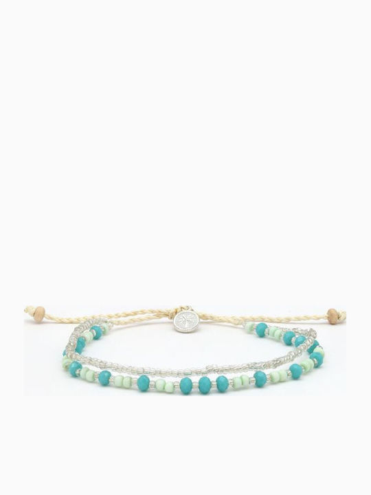 Synchronia Turquoise Cord Anklet 7cm