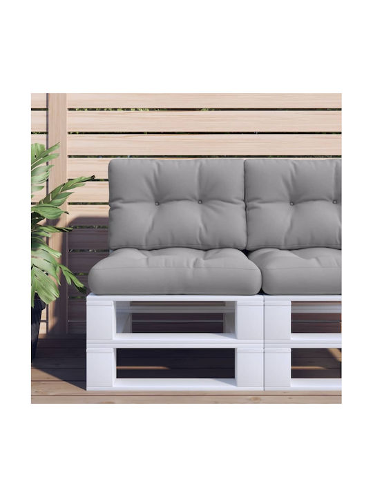 vidaXL Waterproof Bench Cushion for Pallet Gray 40x60cm