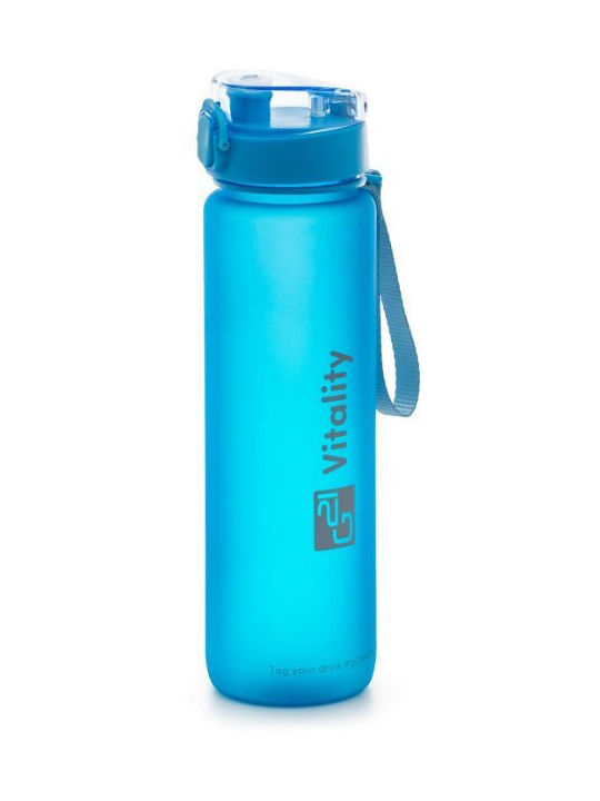 G21 Bottle Plastic Water Bottle 1000ml Blue