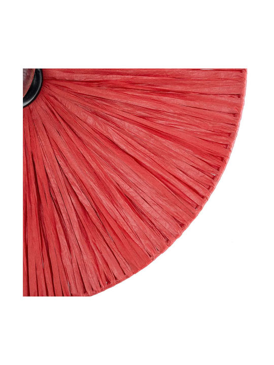 GloboStar Colombo Vintage Lamp Wall with Socket E27 Red 40x9x9cm