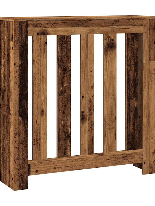 vidaXL Brown Particleboard Radiator Cover 78x20x82cm
