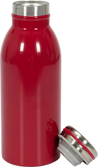 Cook Concept Μπουκάλι Θερμός Ανοξείδωτο 450ml Κόκκινο