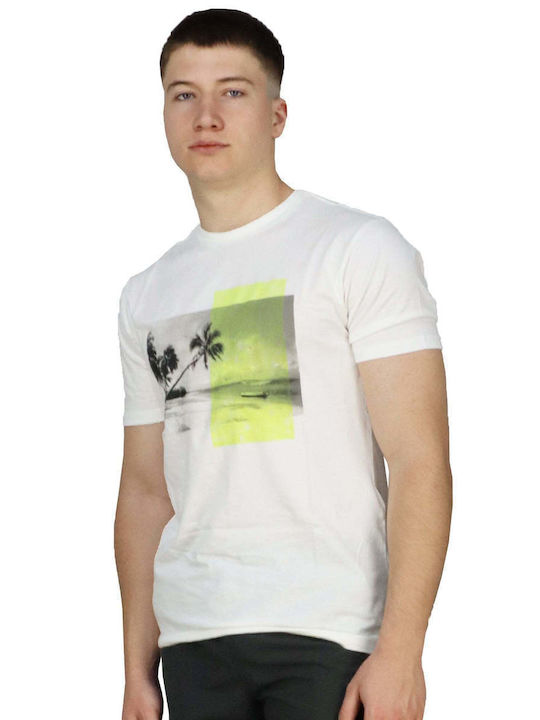 Losan Men's Short Sleeve T-shirt White