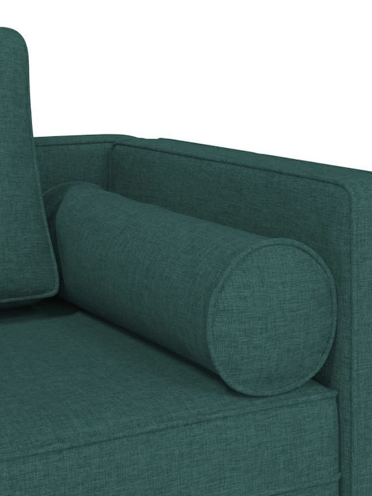 Fabric Recliner Green L116.5xW62xH71cm