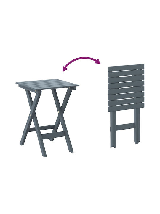 Garden & Outdoor Furniture Sets Living Room Set 3 Pieces Gray