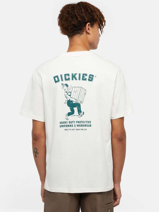 Dickies Ανδρικό T-shirt Κοντομάνικο Εκρού