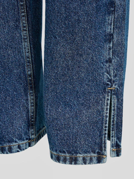 High Waist Women's Jean Trousers in Straight Line