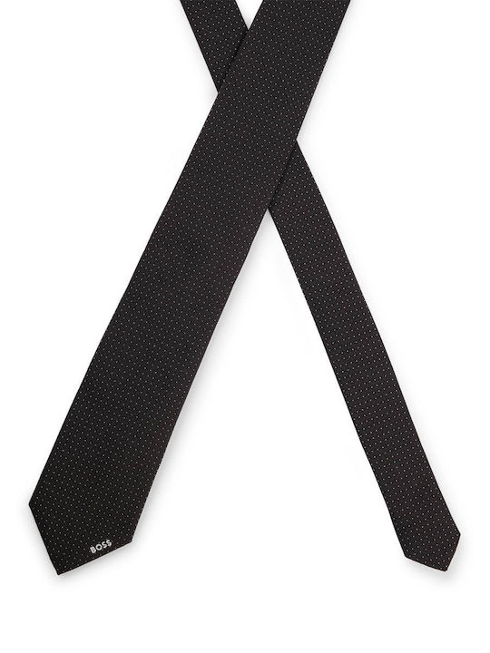 Hugo Boss Herren Krawatte in Schwarz Farbe