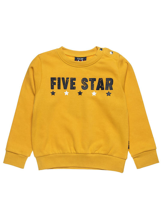 Alouette Kids Sweatpants Set Yellow 2pcs Five Star