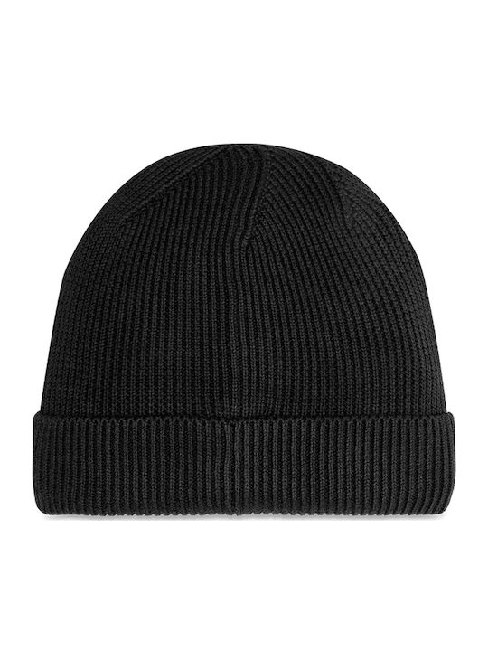 Beanie Ανδρικός Σκούφος Πλεκτός σε Μαύρο χρώμα