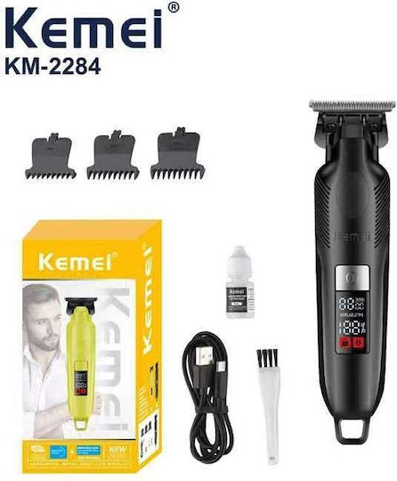 Kemei Mașină de Tuns Neagră KM-2284