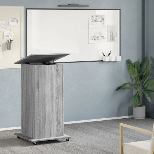 vidaXL Stand Music Height 107-107cm Brown 848029