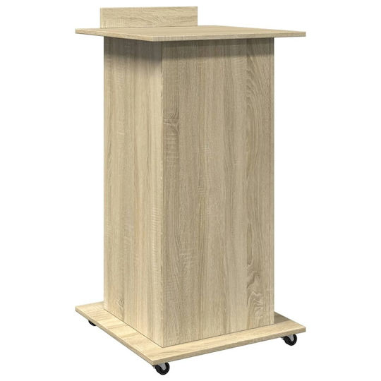 vidaXL Stand Music Height 107-107cm Brown 848026