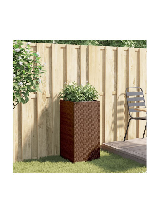 vidaXL Κήπου Planter Box 40x80cm în Culoare Maro 366414