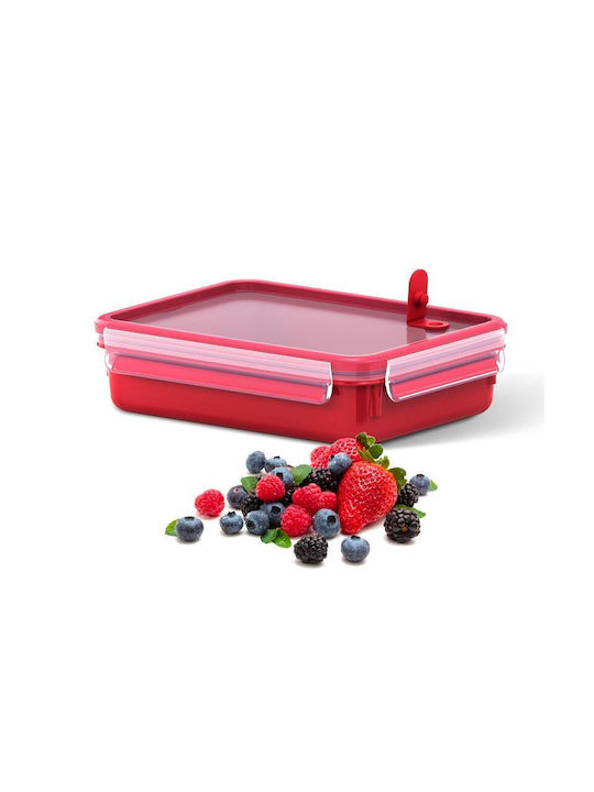 Tefal Masterseal Кутия За Храна Пластмасова Червена 1.2л