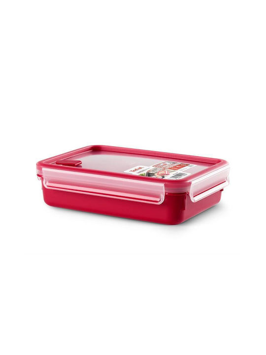 Tefal Masterseal Кутия За Храна Пластмасова Червена 1.2л