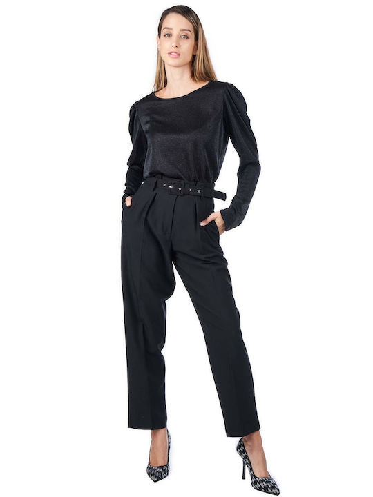 Women's Blouse Long Sleeve Black