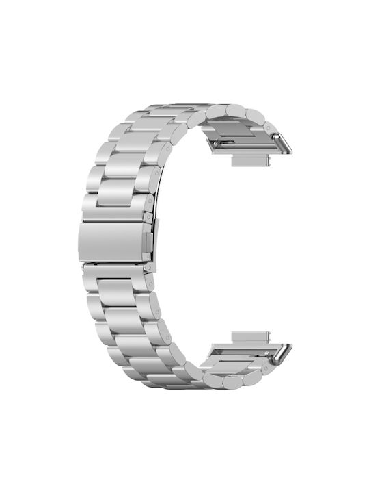 Armband Rostfreier Stahl Silber (Huawei Watch Fit 3 - Huawei Uhr Fit 3)