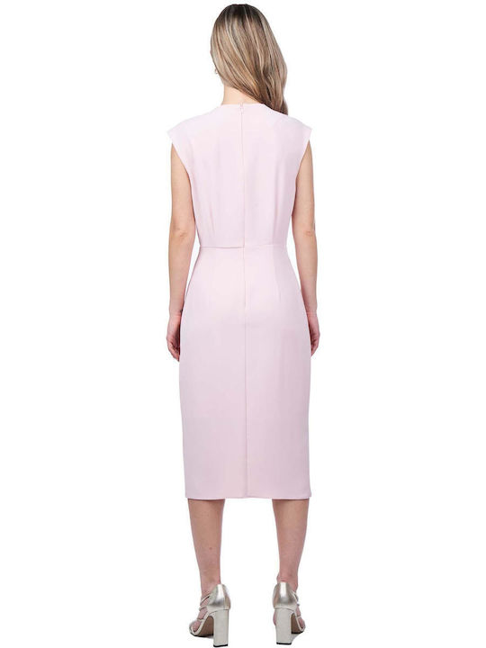 Access Midi Rochie pentru Nuntă / Botez Roz