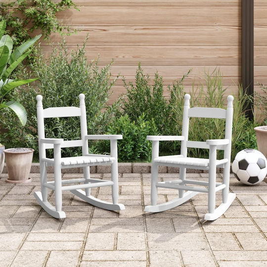 Kids Chairs White 36x46.5x57cm 2pcs