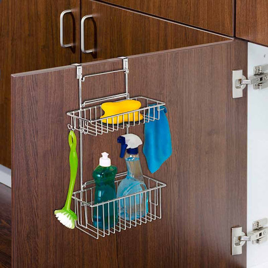 Wenko Κρεμαστό Ράφι Inox 32x47x47εκ. Γκρι