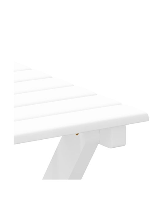Garten- und Outdoor-Möbelsets Wohnbereich 3 Stück Weiß