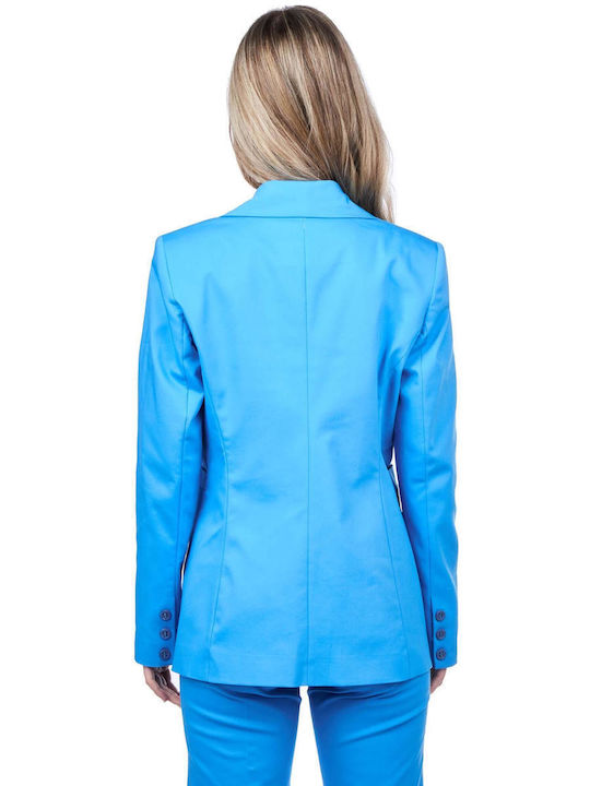 Access Lang Damen Blazer Blau