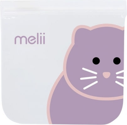 Melii Plastic Kids' Lunch Set Unicorns Multicolour