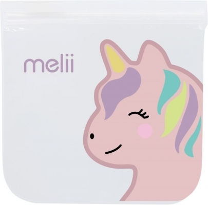 Melii Plastic Kids' Lunch Set Unicorns Multicolour