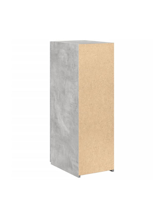 vidaXL Wohnzimmer Vitrine aus Spanplatte Grau 30x42.5x93cm