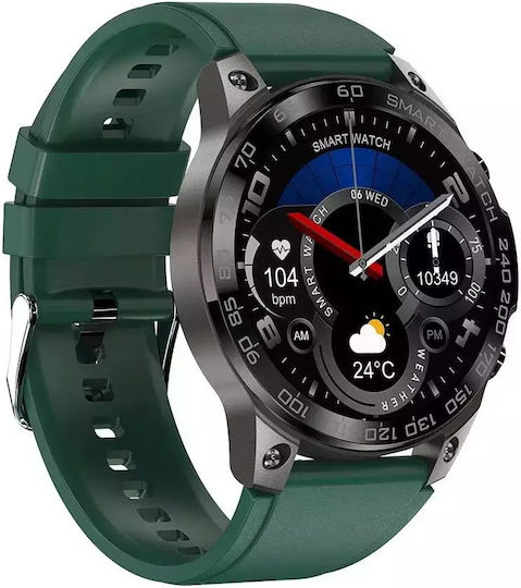 Nubi DM50 Smartwatch with Heart Rate Monitor (Green)