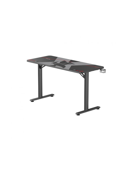 Spielbüro Aeter Rgb Holz Schwarz mit Metallbeinen & LED 120x60x75cm