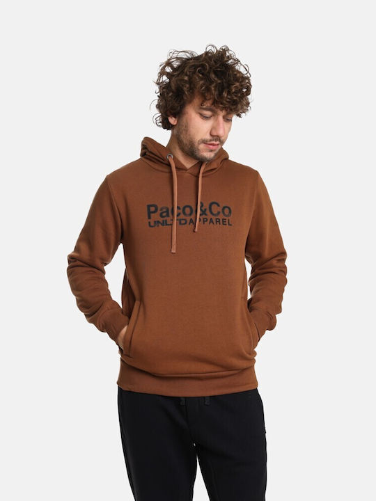 Paco & Co Herren Sweatshirt Braun